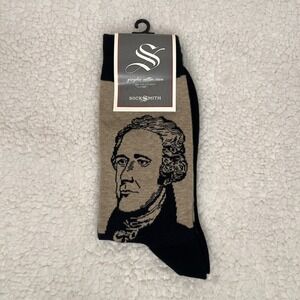 Alexander Hamilton Musical Cotton Crew Men's  Socks (10-13) Socksmith